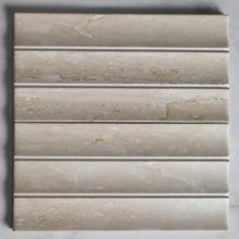 Teemo Matt Flute Travertine Look Porcelain Tile